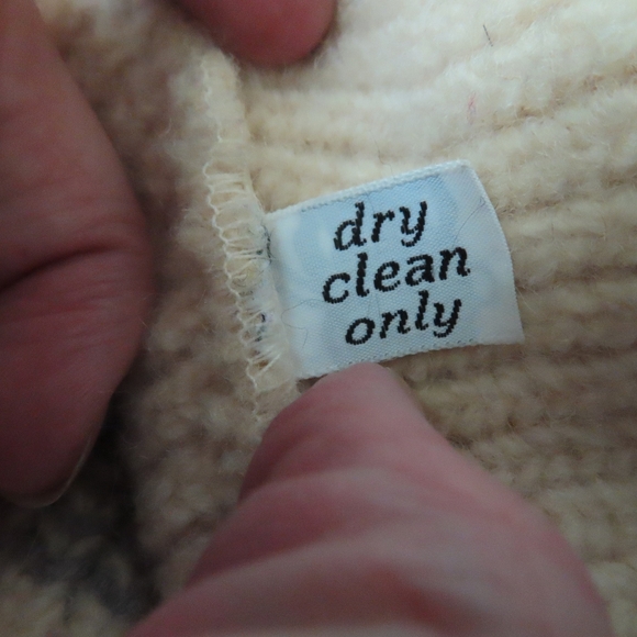 VTG 70s Mens Pendleton USA Sweater Jacket 100% Wool Lebowski Dude Cowichan Sz M - Picture 9 of 9